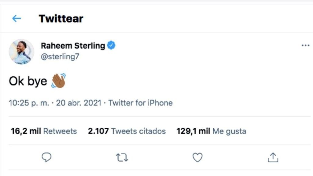Sterling admite deixar o City: «Estou aberto a isso neste momento»