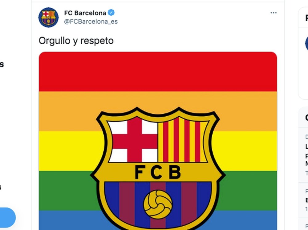 El Barça, contra la UEFA. Captura/Twitter/FCBarcelona_es