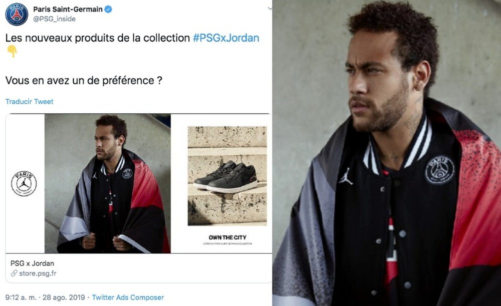 Neymar sigue siendo imagen del equipo galo. PSG