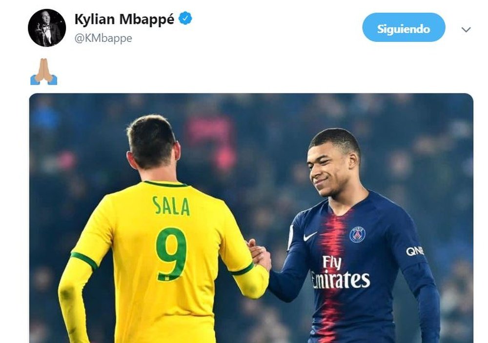 Le Tweet de Mbappé. KMbappe