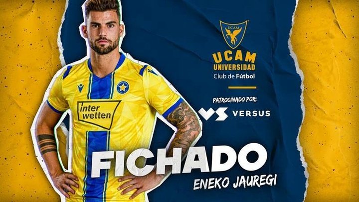 El UCAM Murcia anuncia al delantero Jauregi