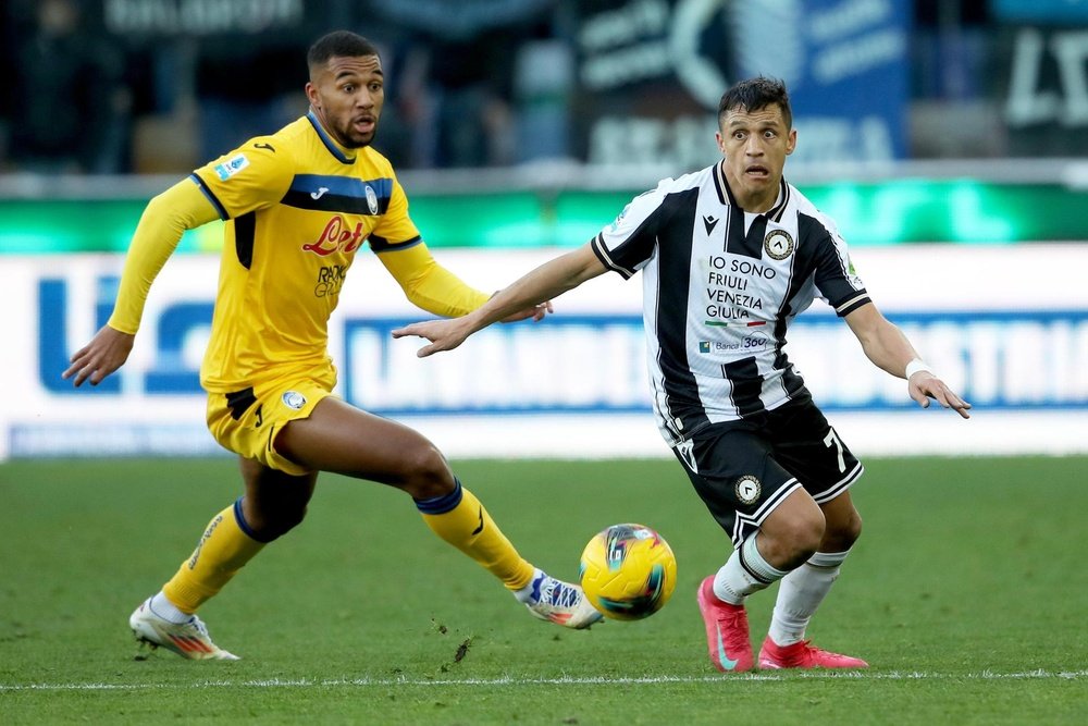 Inter Milan can take second place from Atalanta after their draw against Udinese. AFP
