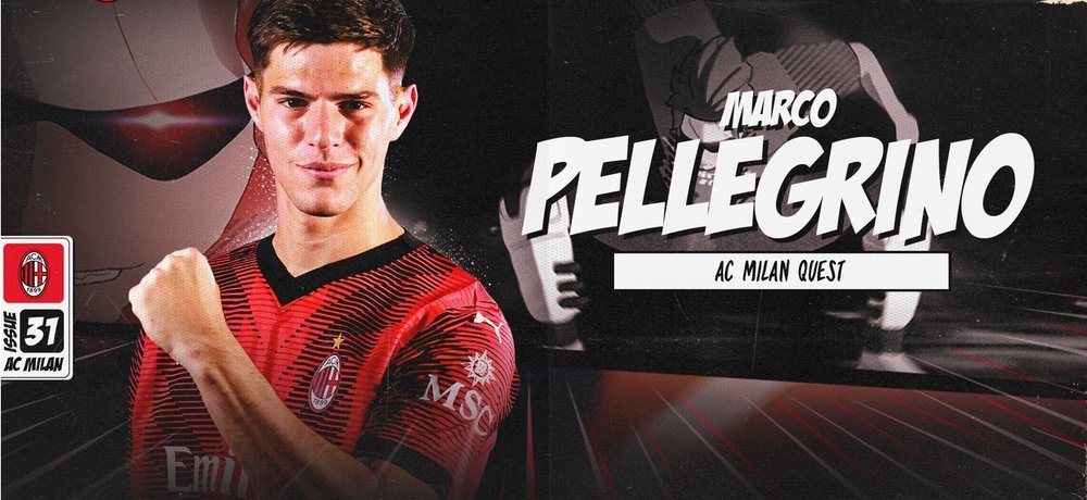 Pellegrino è un nuovo giocatore del Milan. AFP