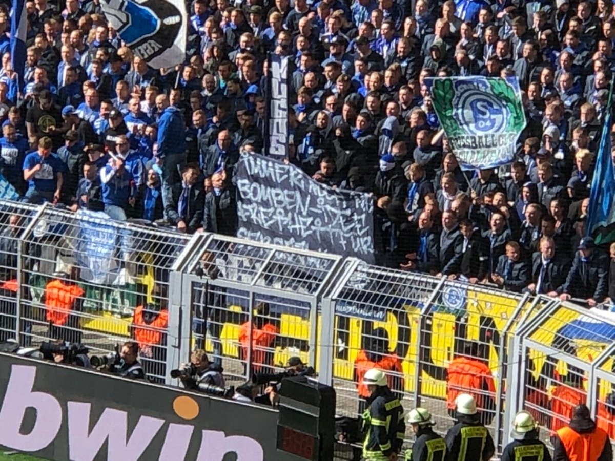 Schalke Ultras Asked For The Borussia Dortmund Bus Attacker To Be Freed Schalke Ultras Asked For The Borussia Dortmund Bus Attacker To Be Freed