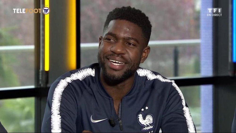 It's clear for Umtiti: he will continue with Barca next year. Captura/TF1