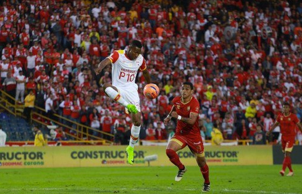 Daniel Hernández fue el único goleador del partido. IndependienteSantaFe