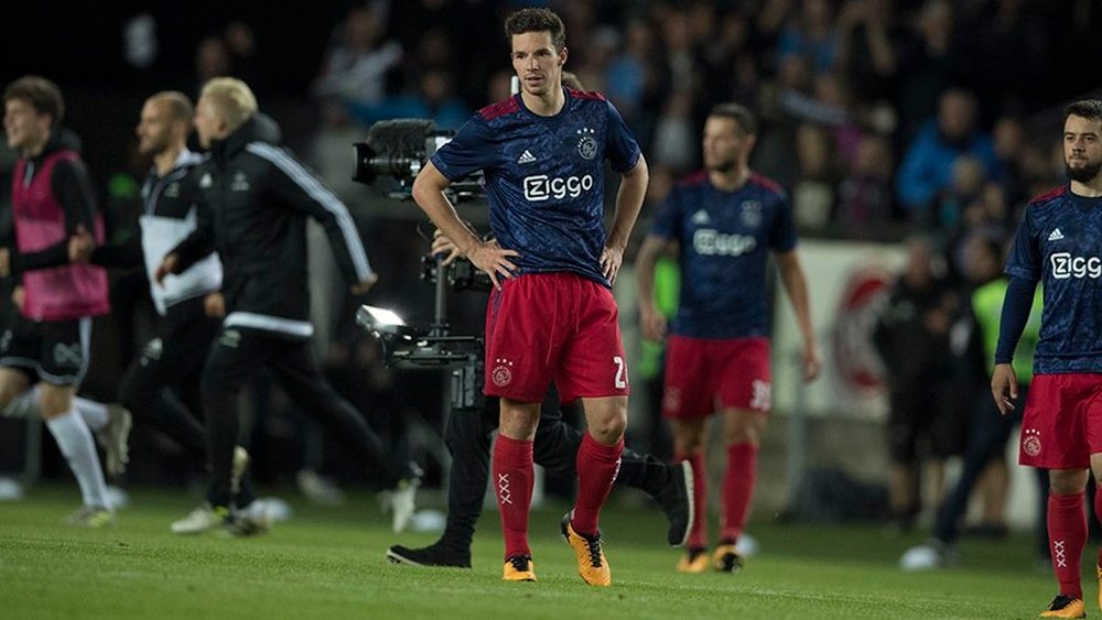 O Ajax não vai jogar a Europa League, depois de ter chegado à final no ano passado. AFCAjax