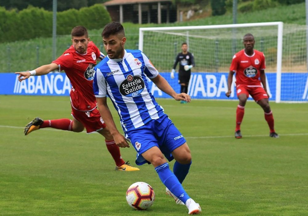 El Dépor remontó ante su filial. Twitter/RCDeportivo