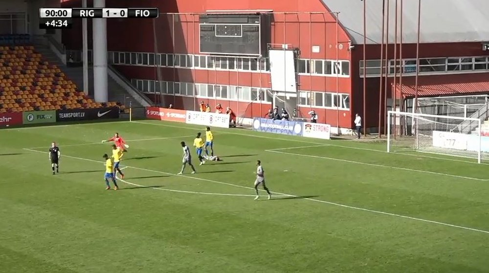 Riga fans rented buses to watch the game. AMBaltics