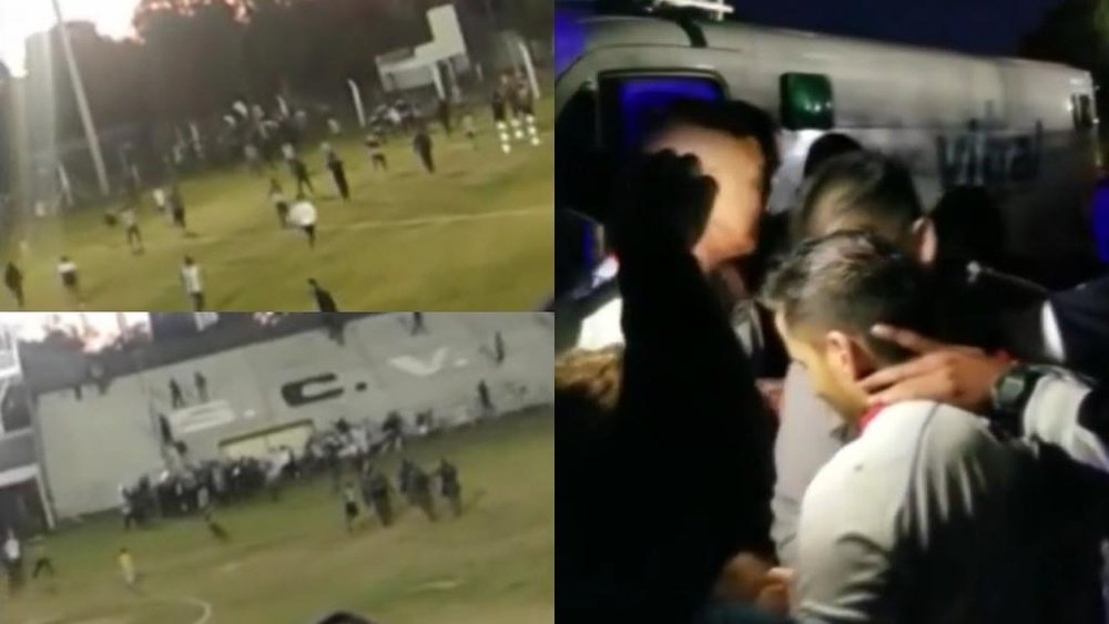Una brutal agresión en un torneo en Argentina provocó la ira de la AFA. Twitter/ESPN