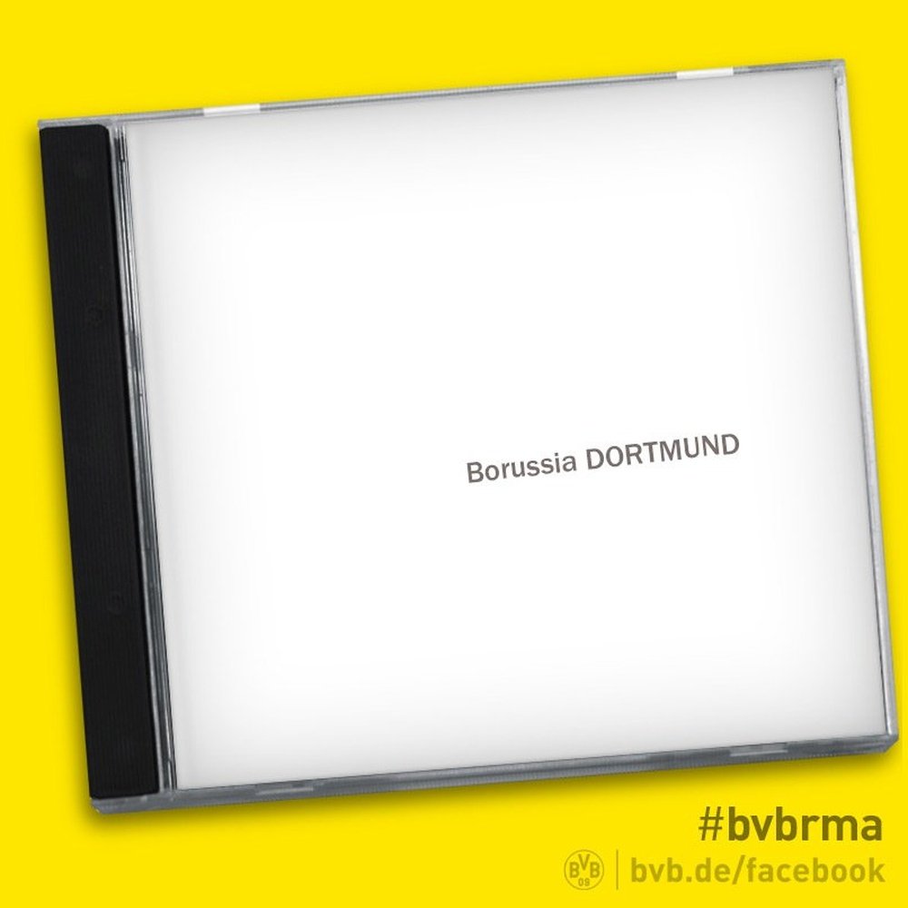Una de las imágenes del Borussia Dortmund contra el Madrid. Twitter