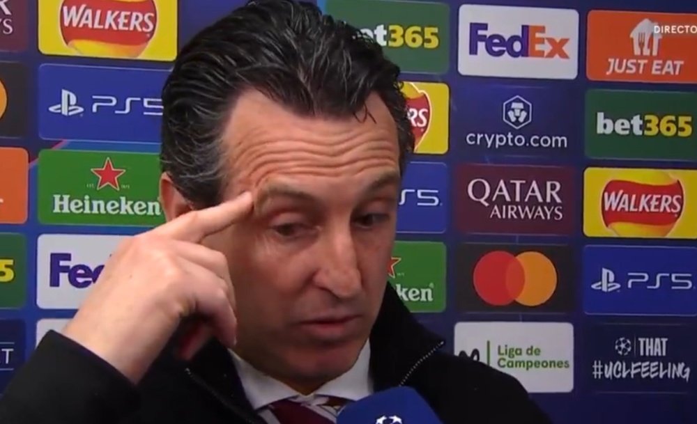Emery habló tras ser eliminado. Captura/MovistarLigaDeCampeones