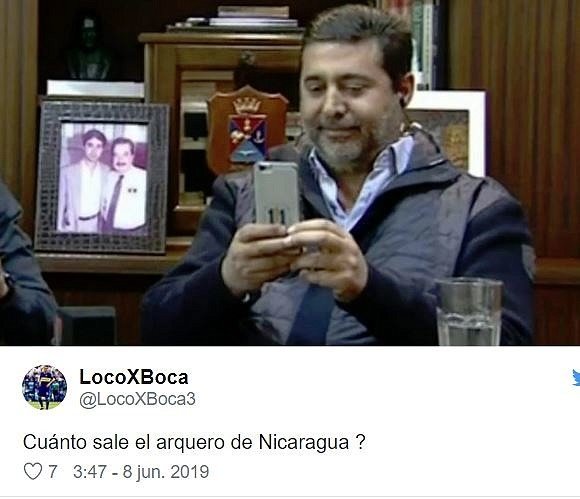 Los mejores 'memes' del Argentina-Nicaragua. Twitter/LocoXBoca3