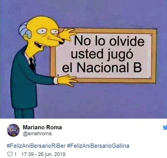 Los Mejores 'memes' Entre Boca Y River Por El Aniversario De La 'B'