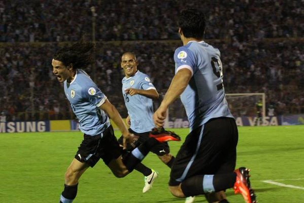 The Atletico Madrid defender starred at both ends as the Celeste. Twitter