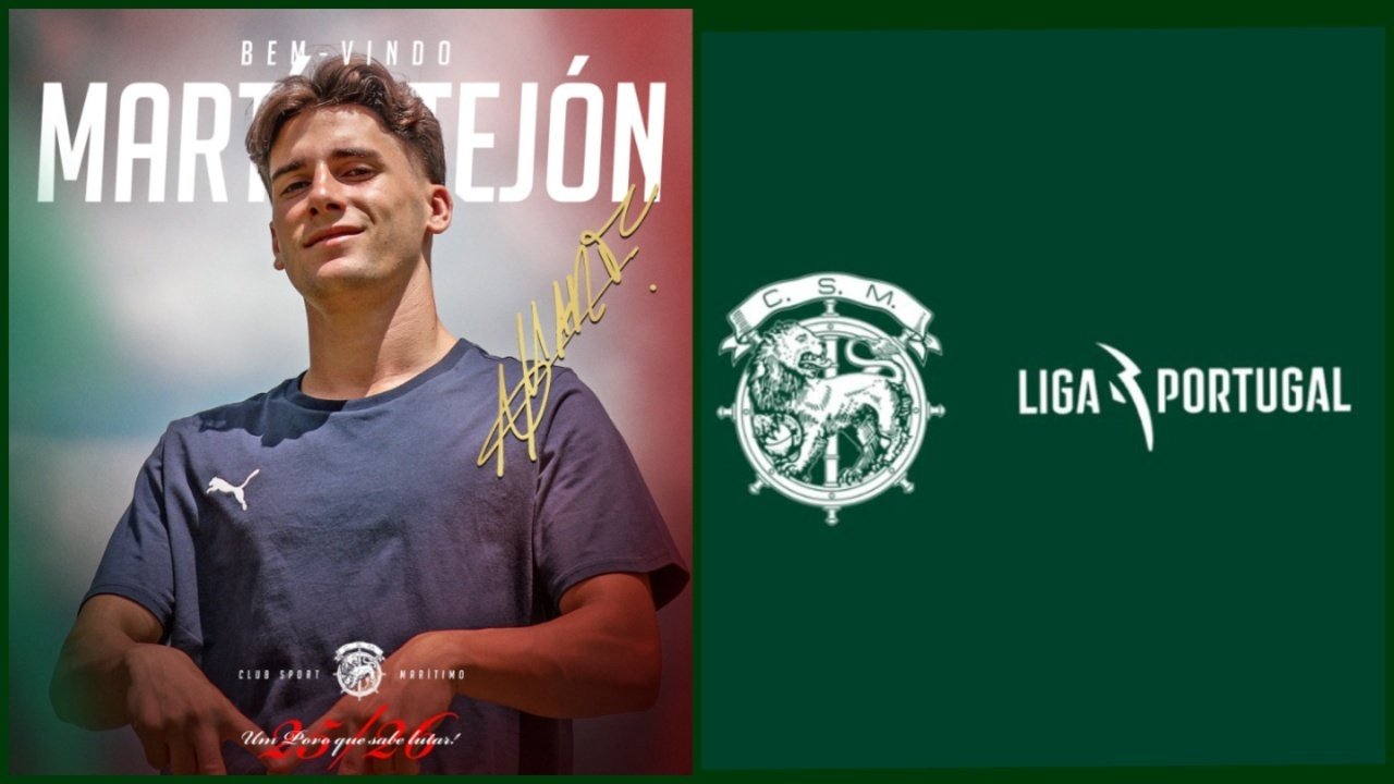 O Valencia vendeu o jovem meia Martín Tejón - que nesta última temporada disputou sete partidas pelo time principal- ao Marítimo da Madeira, que na próxima temporada lutará pelo acesso à elite do futebol português.