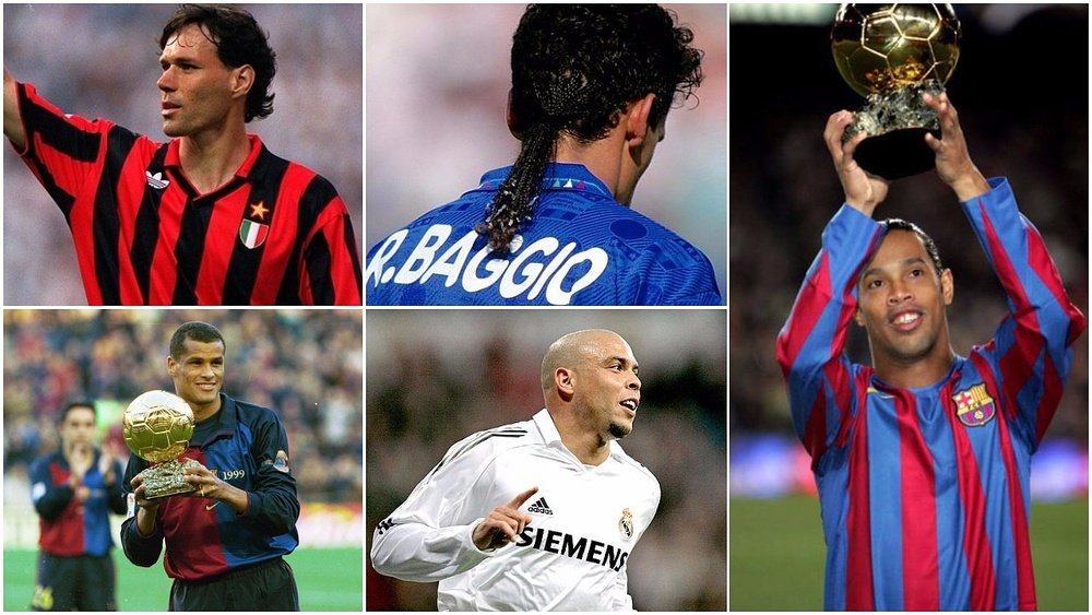 Van Basten, Baggio, Ronaldo, Rivaldo, Ronaldinho. BeSoccer