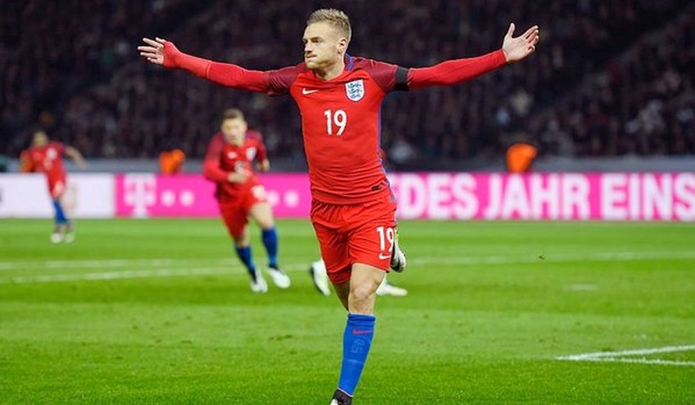 Vardy scored the winning goal for England against Germany. Twitter