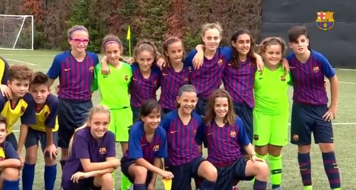 El Alevín Femenino del Barça debutó en la Liga masculina ¡goleando 13-0!