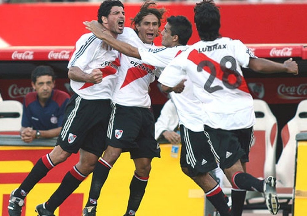 La infidelidad que estalló en River en 2005. EFE