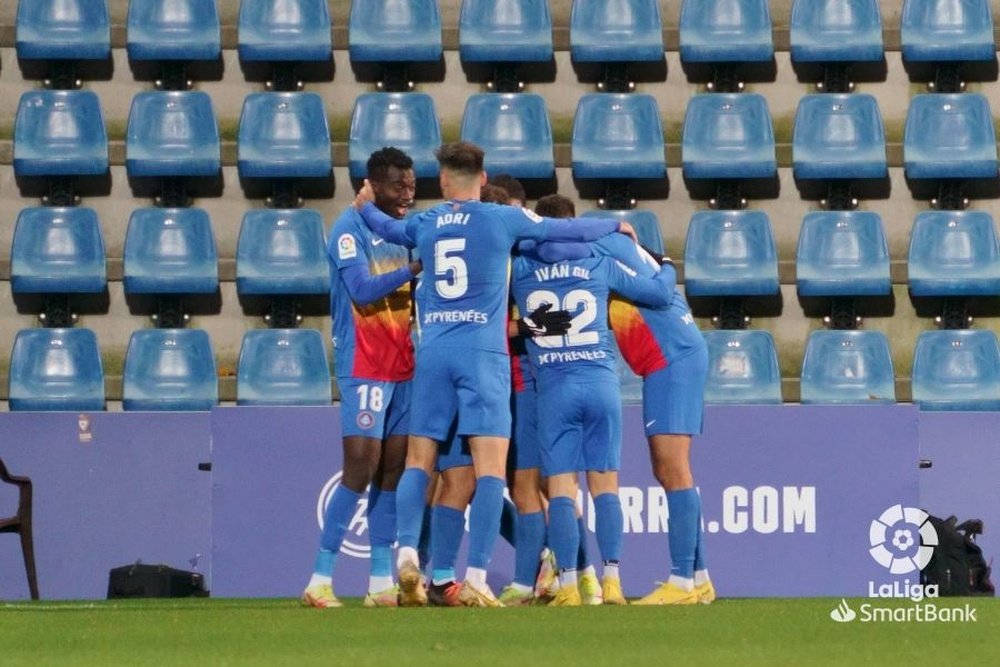 El Andorra dominó la posesión durante más de medio partido. LaLiga