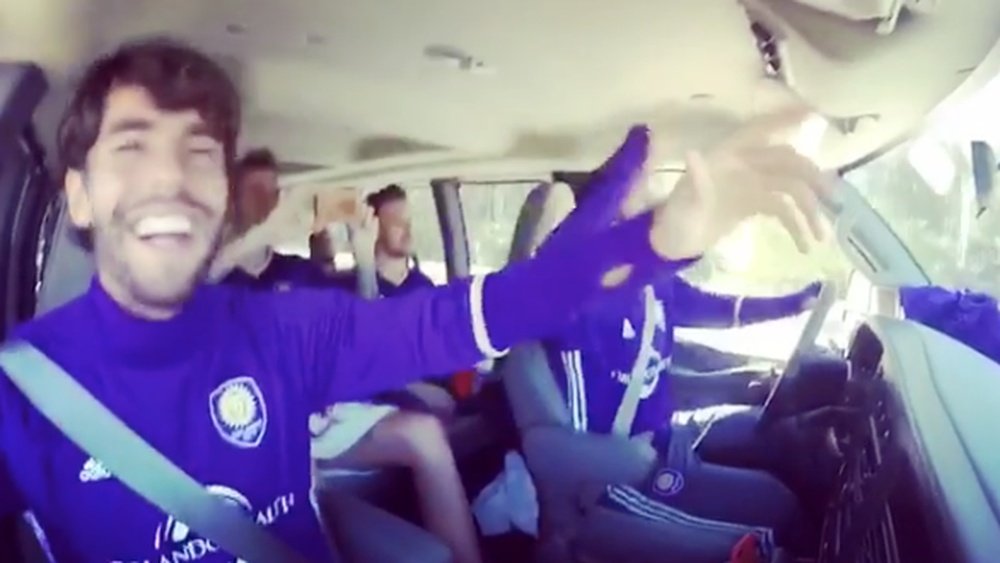 Kaká y varios jugadores del Orlando City cantaron el conocido tema de Enrique Iglesias. Instagram