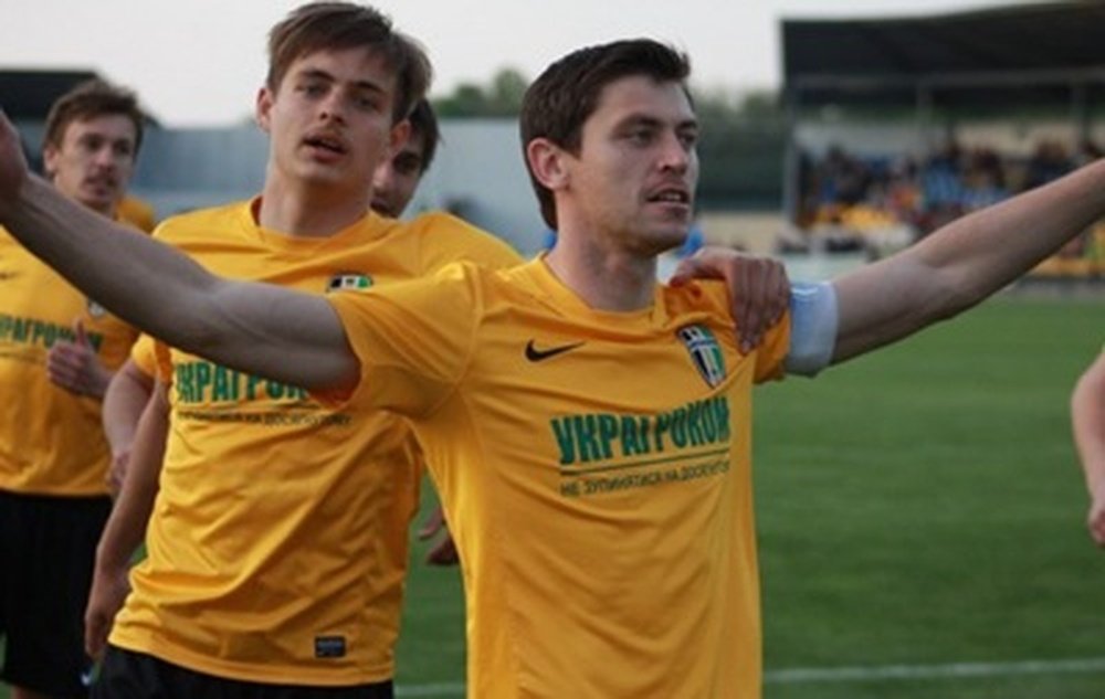 Vasiliy Gritsuk, futbolista del Oleksandria, anotó un auténtico golazo en la Copa de Ucrania ante el Shakthar Donestk. AFP