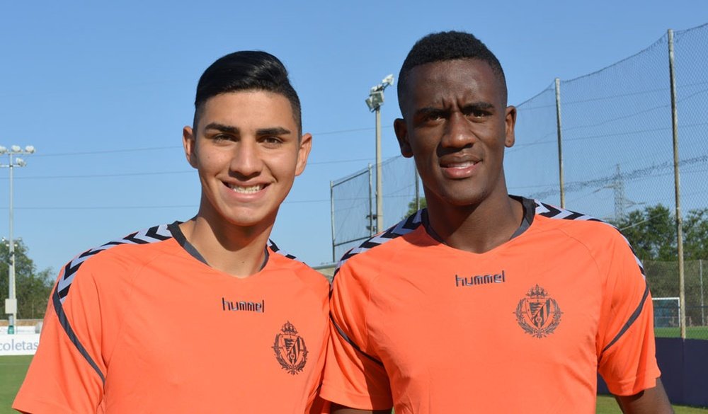 El Valladolid se refuerza con dos jóvenes talentos. RealValladolid