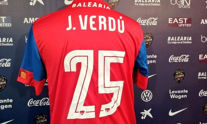 Verdú ya se entrena con el Levante y espera debutar este fin de semana