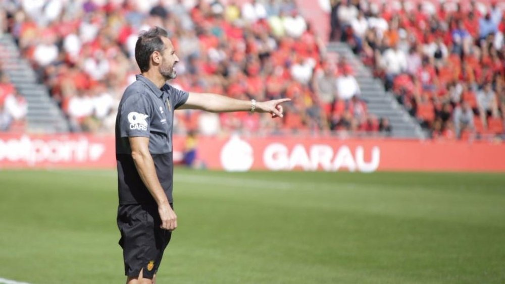Vicente Moreno lamentó los penaltis pitados al Mallorca. RCDMallorca