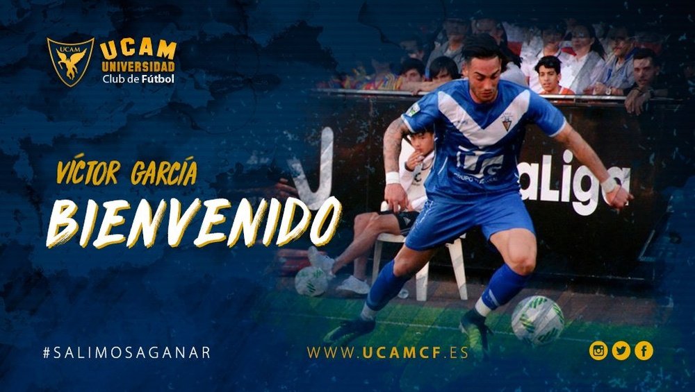 Víctor García, nuevo jugador del UCAM Murcia. UCAMMurcia
