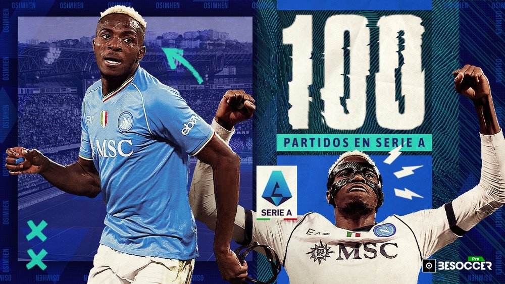 Osimhen, centenario en la Serie A entre rumores de marcha. BeSoccer Pro