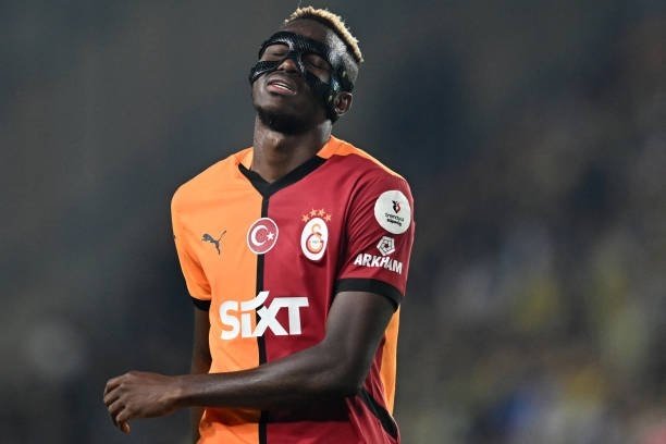 Osimhen has 2 goals and 3 assists in four matches for Galatasaray. AFP