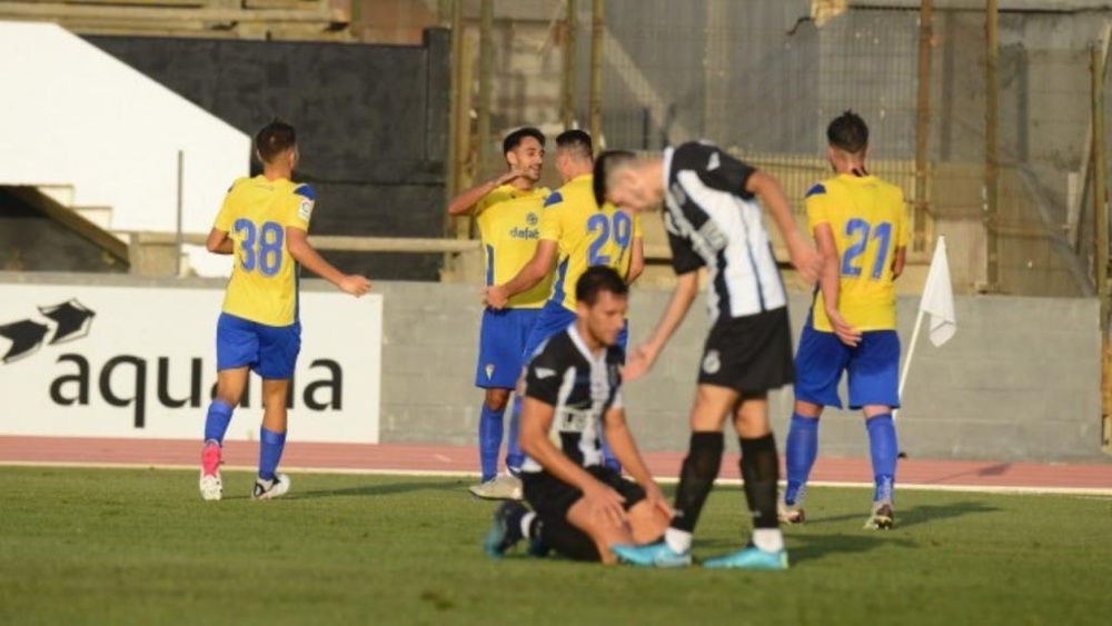 Segunda victoria del Cádiz en pretemporada. Twitter/Cadiz_CF