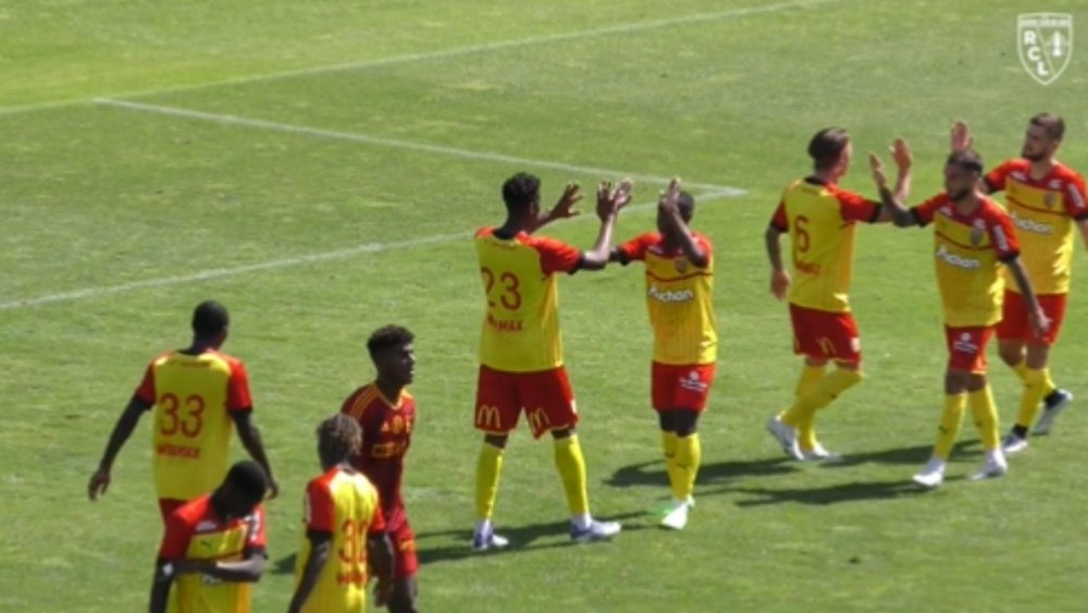 Victoria del Lens por la mínima frente al Rodez. Captura/RCLens