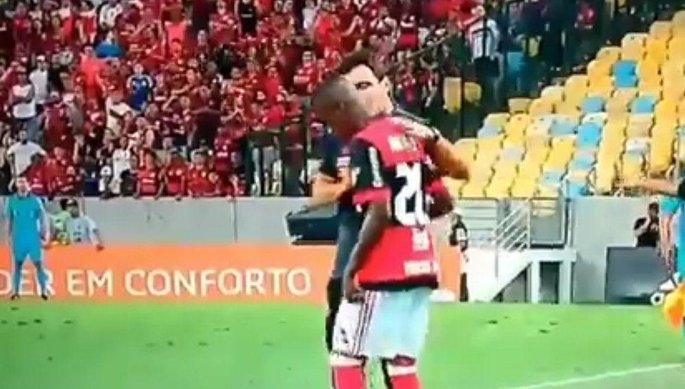 Vinicius debutó con el Flamengo. Youtube