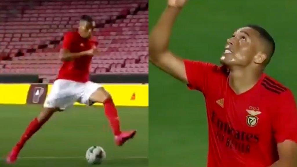 El brasileño remontó el partido con un doblete. Captura