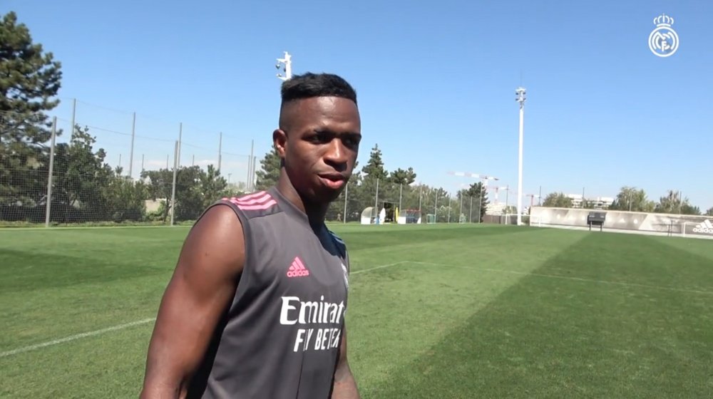 L'ambition de Vinicius. Capture d'écran/Real Madrid TV