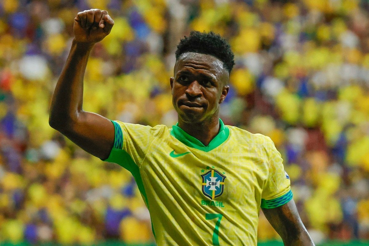 Vinícius Júnior derruba a Colômbia no último suspiro