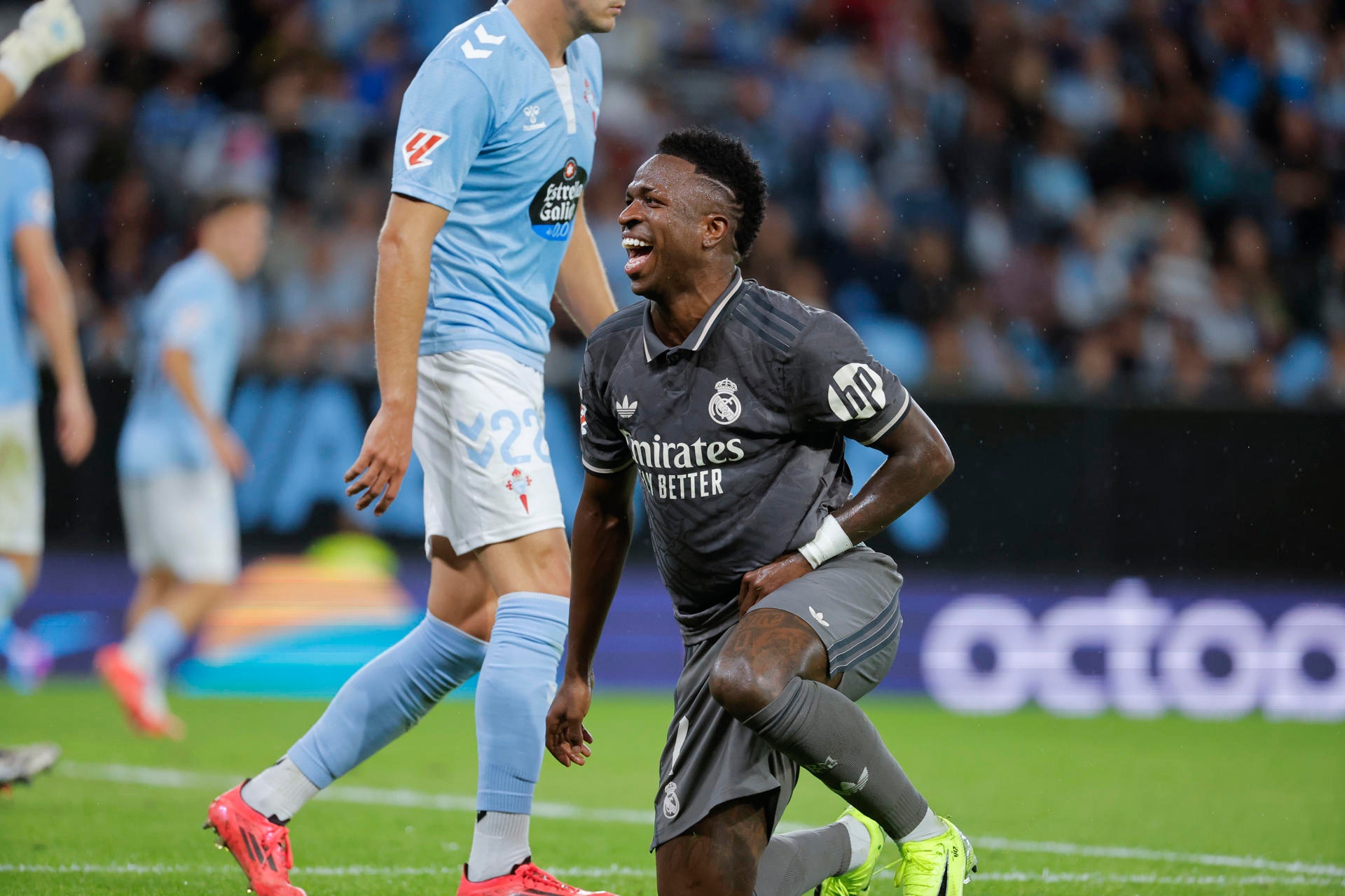 Vinicius lors du match face au Celta de Vigo. EFE