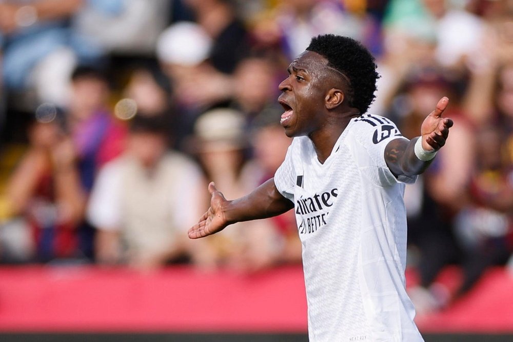 Vinicius is eager to start Madrid's Club WC charge. EFE