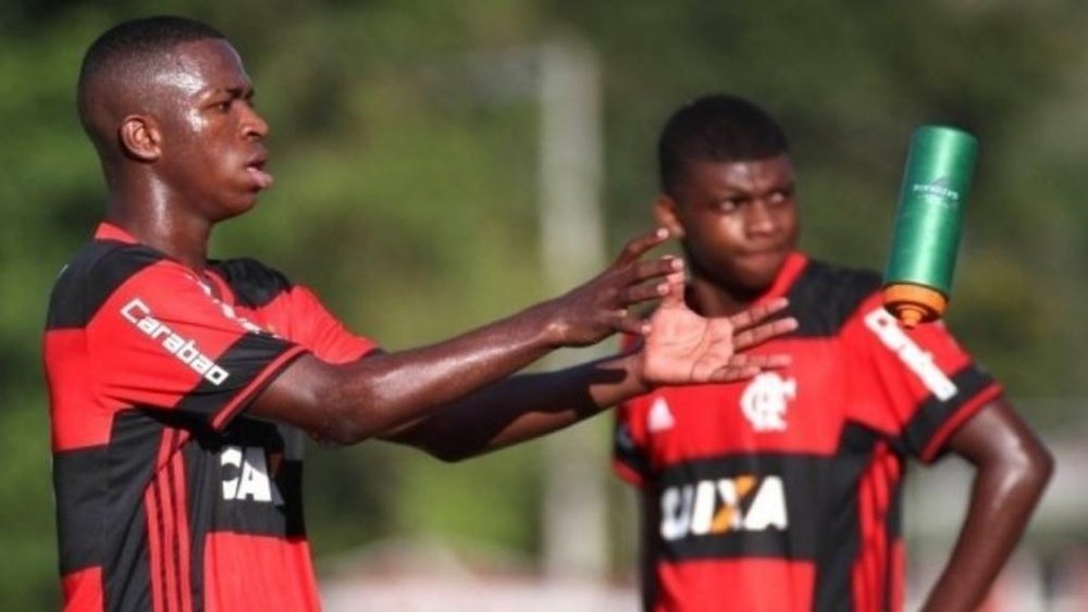 Vinícius y Lincoln, en su etapa en Flamengo. Flamengo/Gilvan de Souza