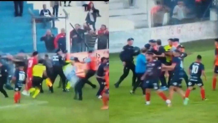La brutal agresión a un árbitro en un torneo amateur en Argentina