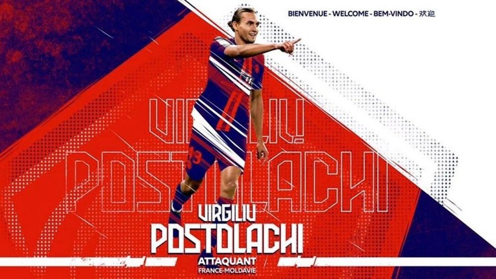 Postolachi jugará la siguiente temporada en el Lille. Twitter/LOSC_ES