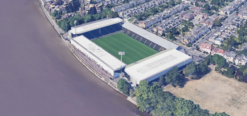Fulham will have to buy the river. Google