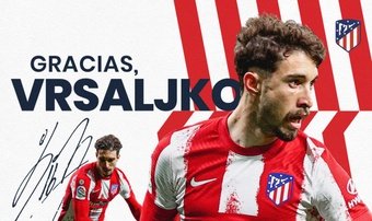 Sime Vrsaljko deja el Atlético. Atleti