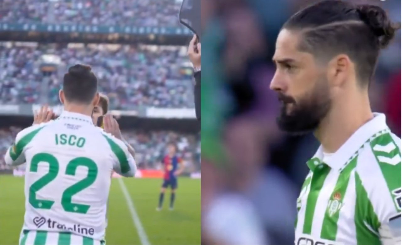 Isco volvió a jugar más de seis meses después. Capturas/LaLiga