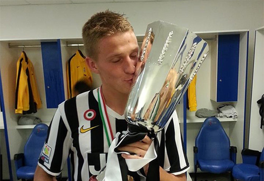 Vykintas Slivka deja la cantera de la Juventus. JuventusFC
