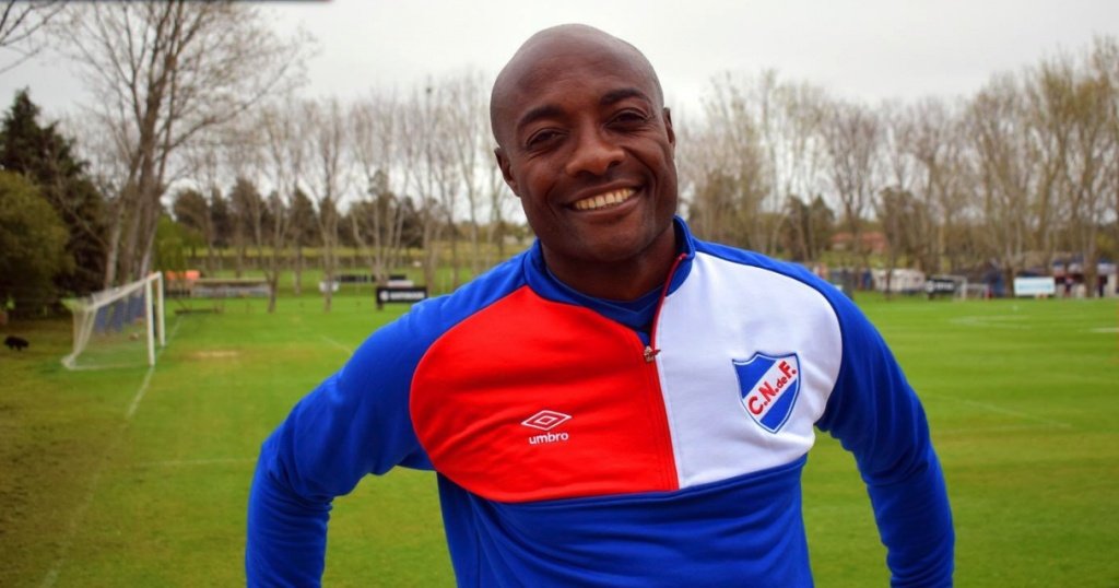 Webó estuvo en el Monumental. Nacional