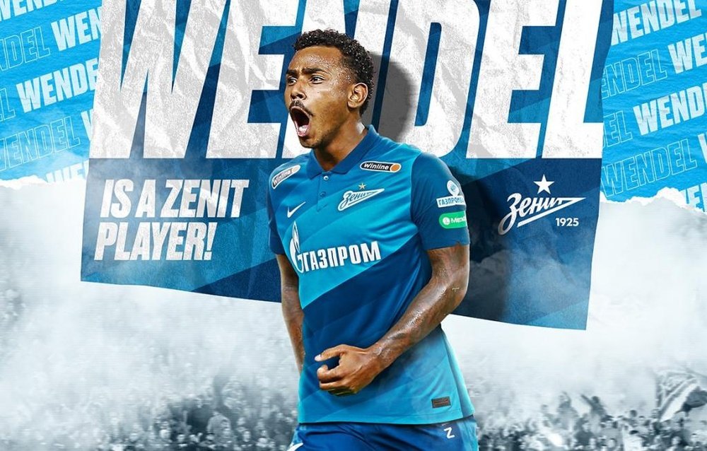 Wendel deixa o Sporting e assina com o Zenit. Twitterfczenit_en